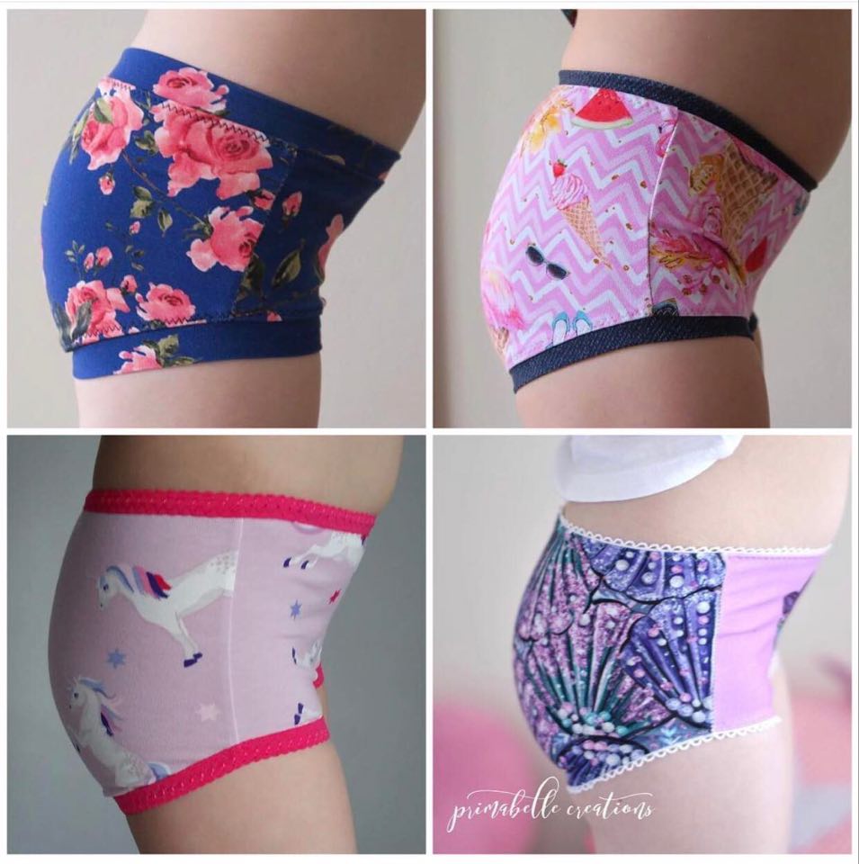 Héron Panties, sizes 32-52 , PDF sewing pattern